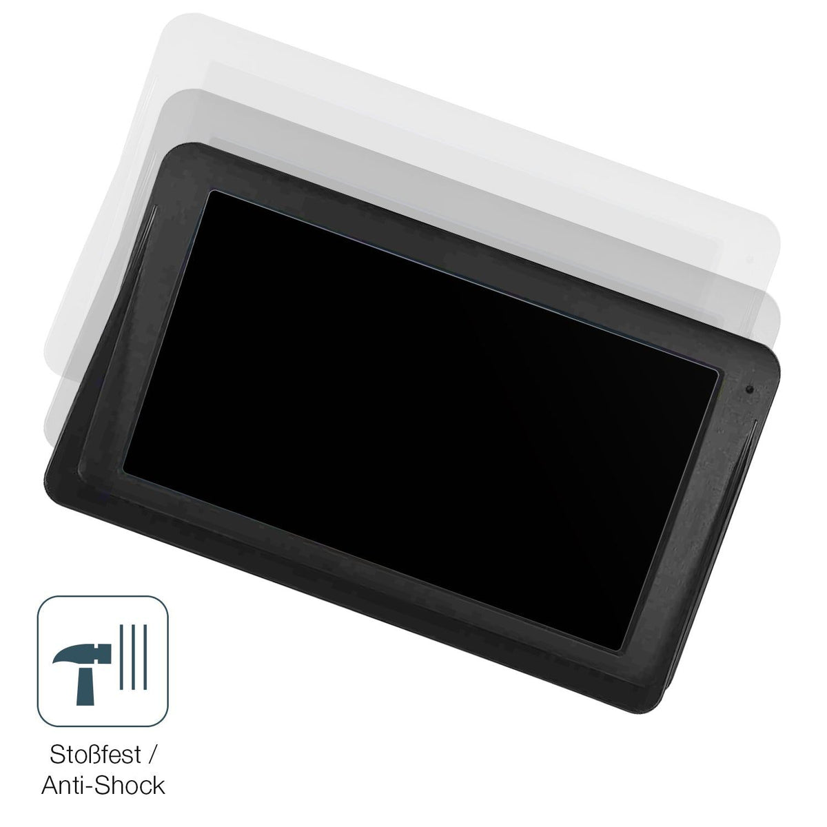 2x Screen Protector for Technaxx TX-320 matte Flexible Glass 9H dipos