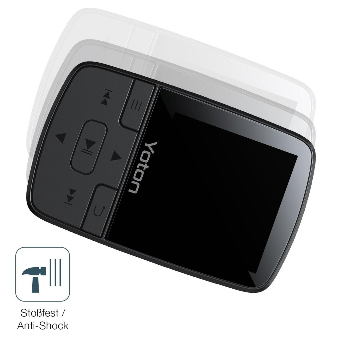 2x Screen Protector for YOTON YM03 MP3-Player matte Flexible Glass 9H dipos