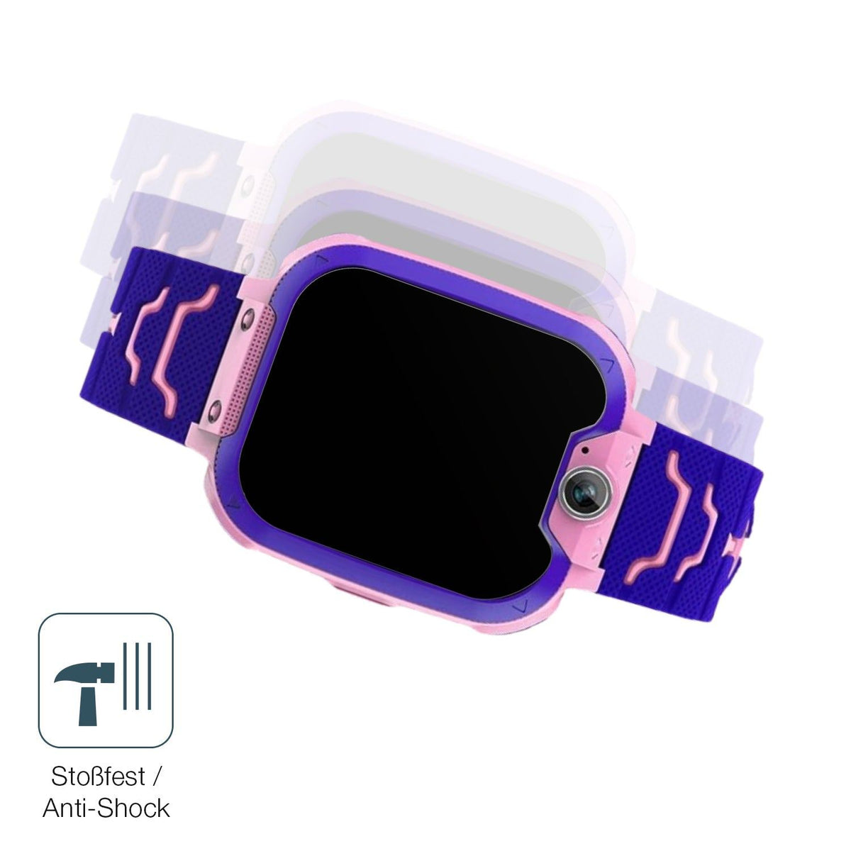 2x Screen Protector for Kesasohe Smartwatch Kinder matte Flexible Glass 9H dipos