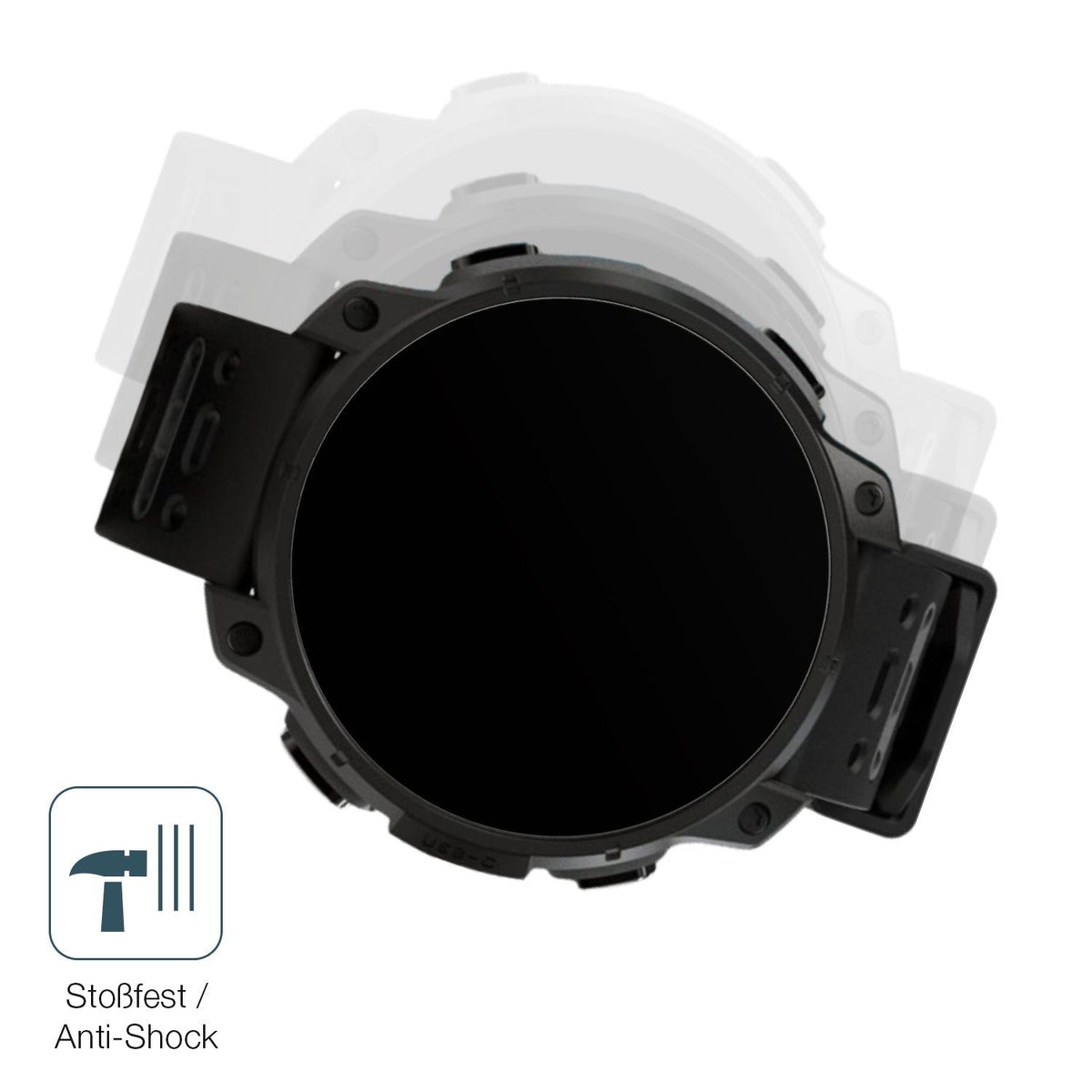 2x Screen Protector for UNA Watch matte Flexible Glass 9H dipos