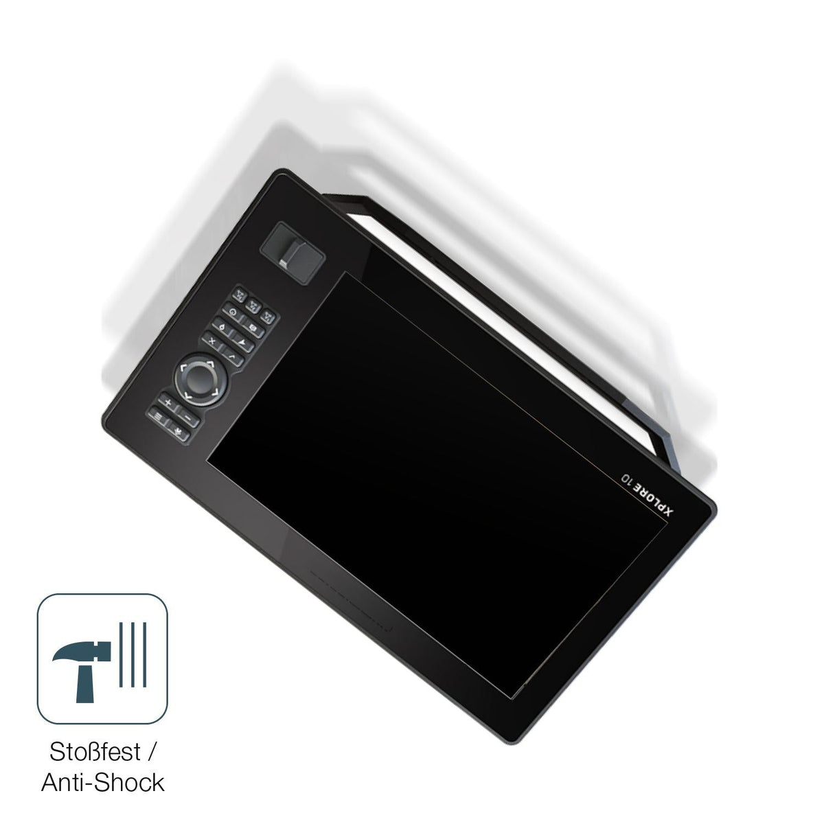 2x Screen Protector for Humminbird Xplore 10 matte Flexible Glass 9H dipos