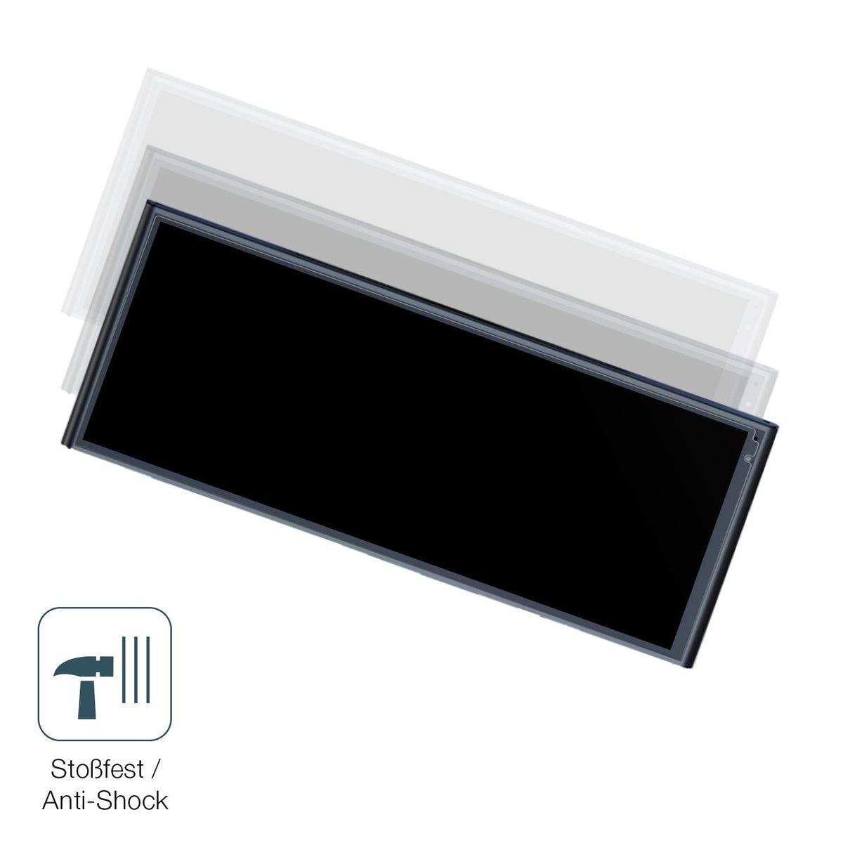 2x Screen Protector for Krunia RC06 9.26 Zoll Display matte Flexible Glass 9H