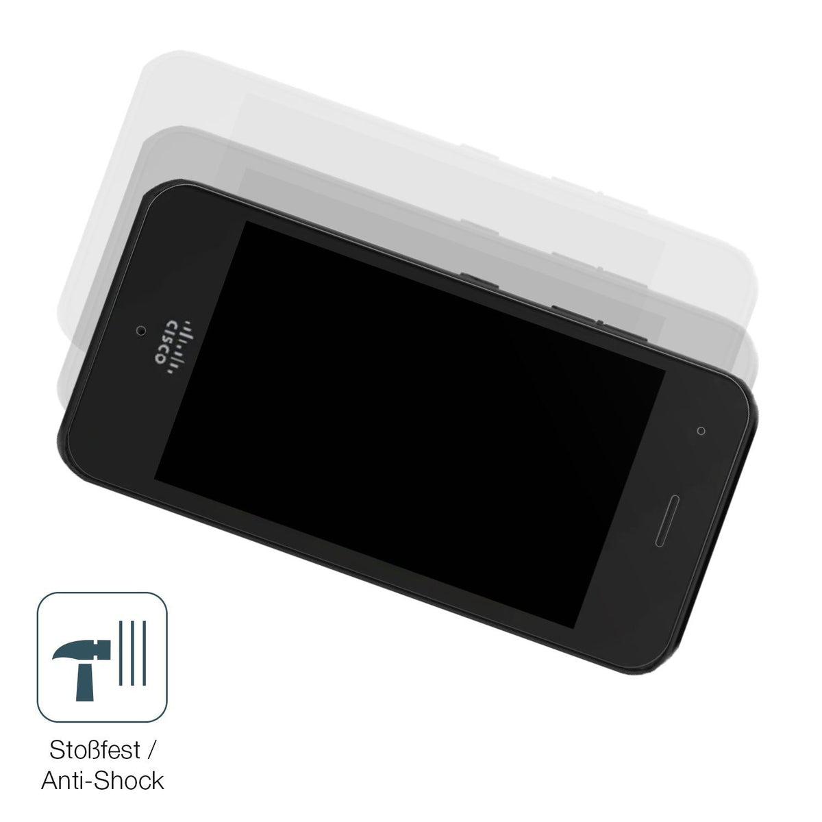 2x Screen Protector for Cisco CP-840-K9 matte Flexible Glass 9H dipos