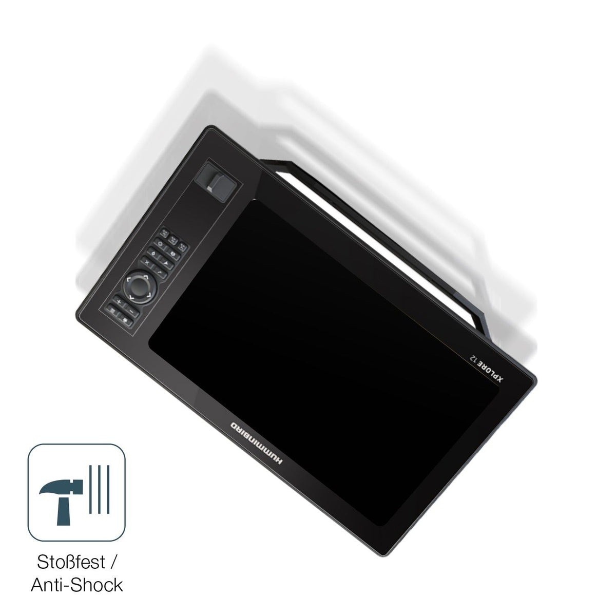 2x Screen Protector for Humminbird Xplore 12 matte Flexible Glass 9H dipos