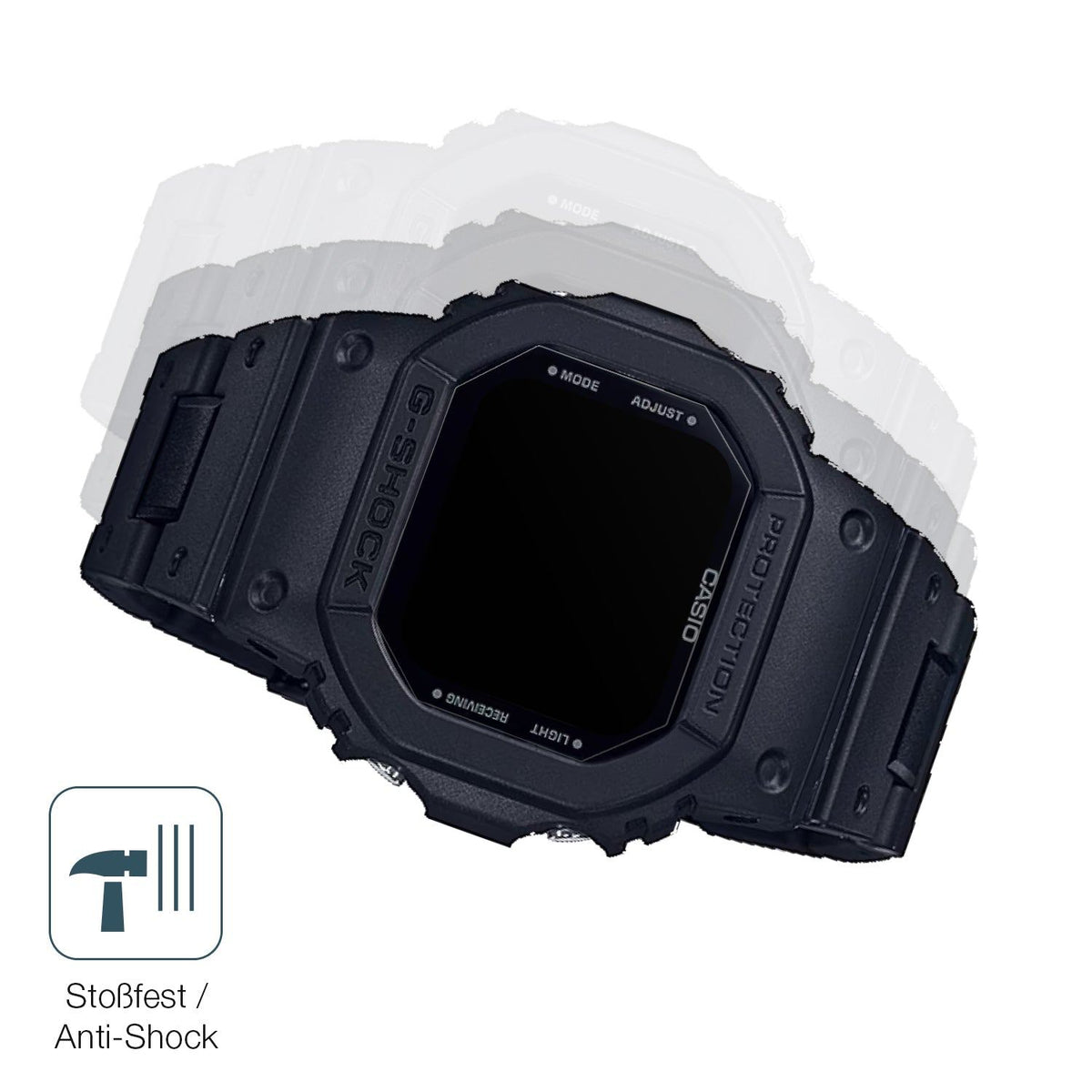 2x Screen Protector for Casio G-Shock GW-B5600BC-1B matte Flexible Glass 9H