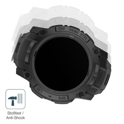 2x Screen Protector for Garmin Instinct 3 Solar Tactical Edition 50mm matte