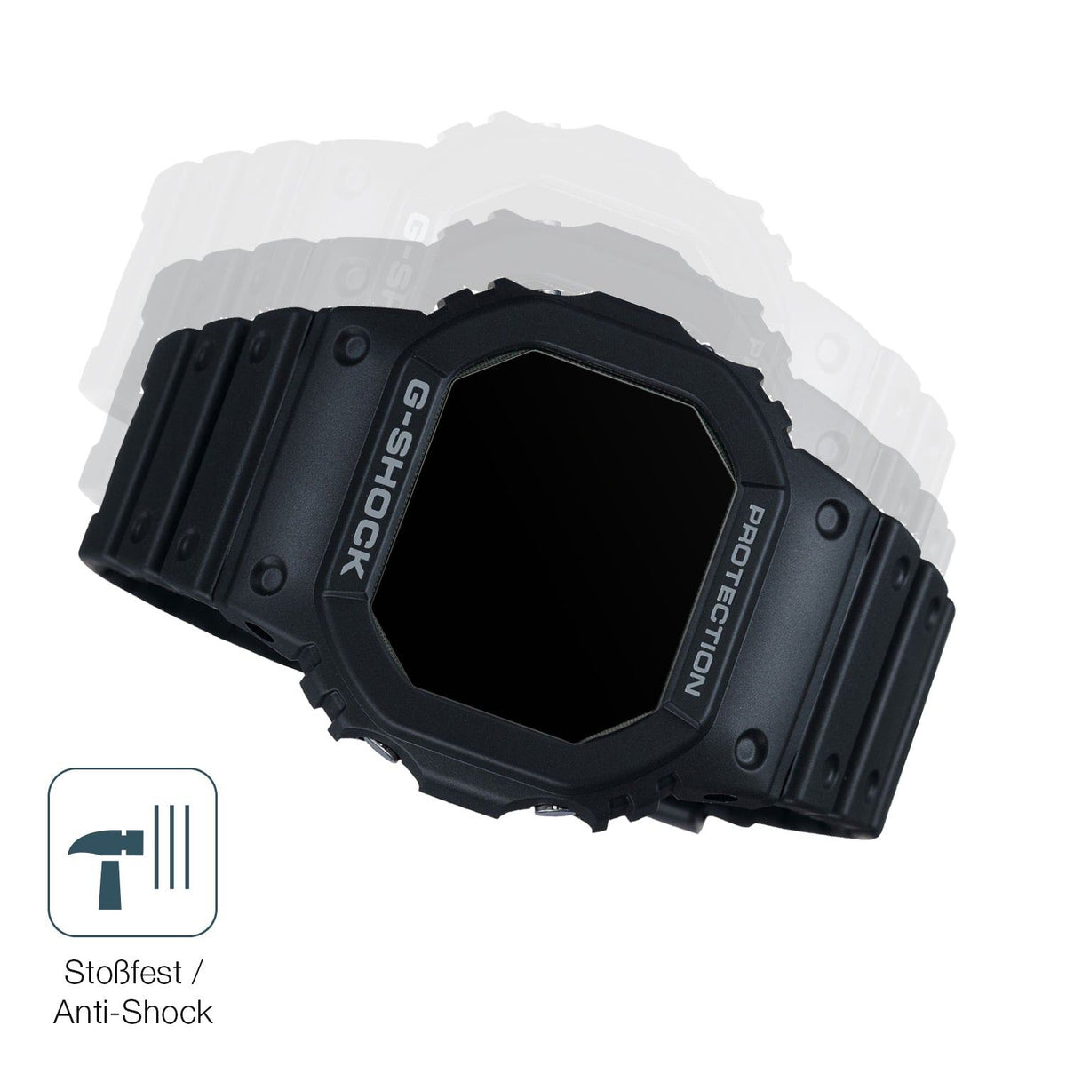 2x Screen Protector for Casio G-Shock DW-5000U matte Flexible Glass 9H dipos