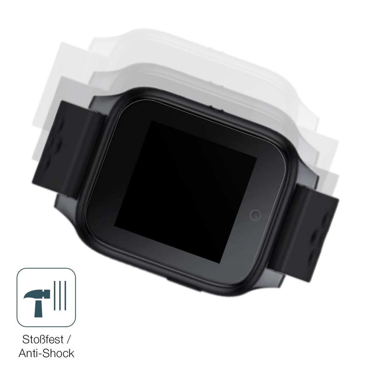 2x Screen Protector for Family Watch MT46 matte Flexible Glass 9H dipos