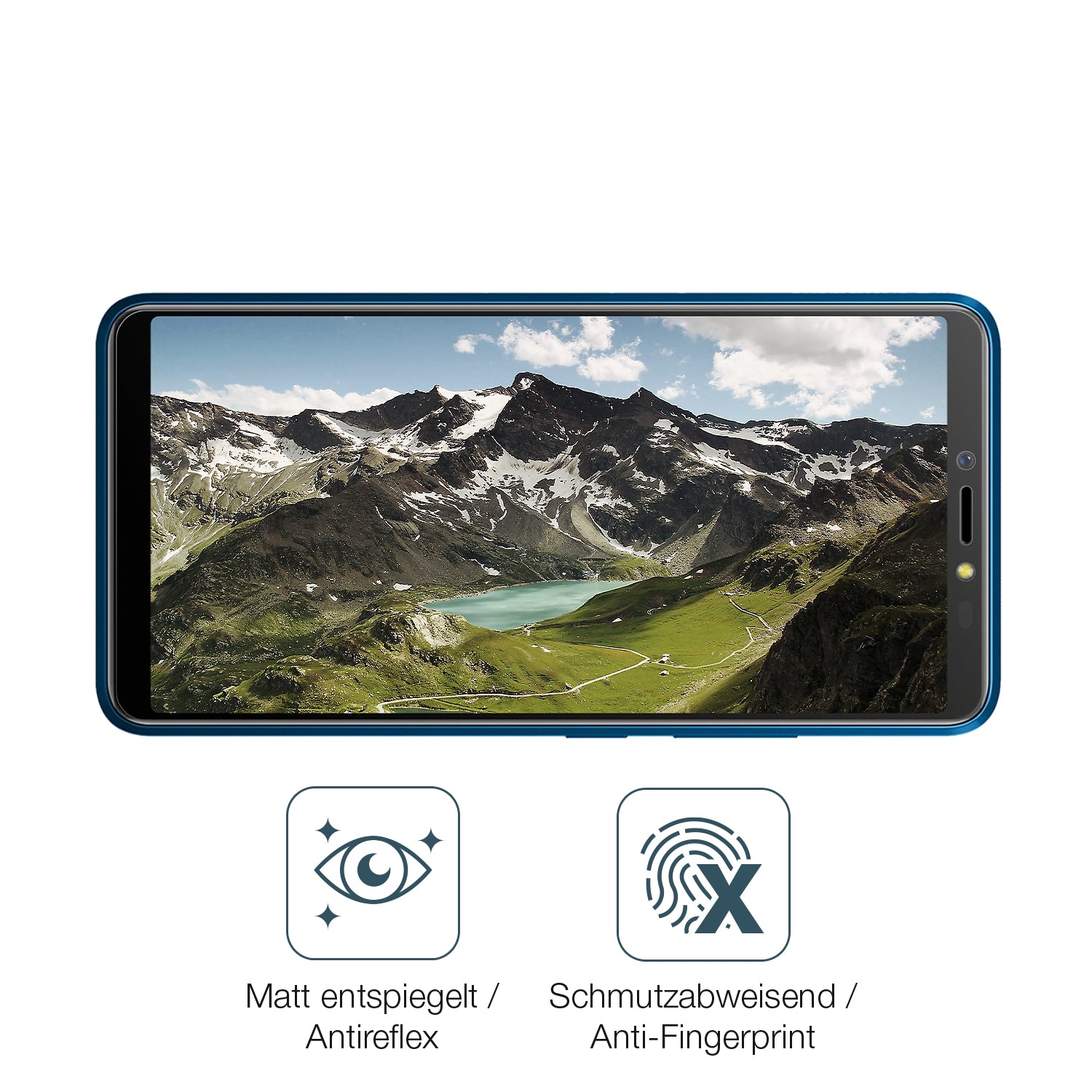 9H Hartbeschichtete, flexible Folie passend zugeschnitten für BQ 6030G Practic