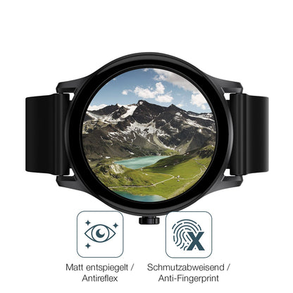 9H Hartbeschichtete, flexible Folie passend zugeschnitten für Haylou GS Smartwatch