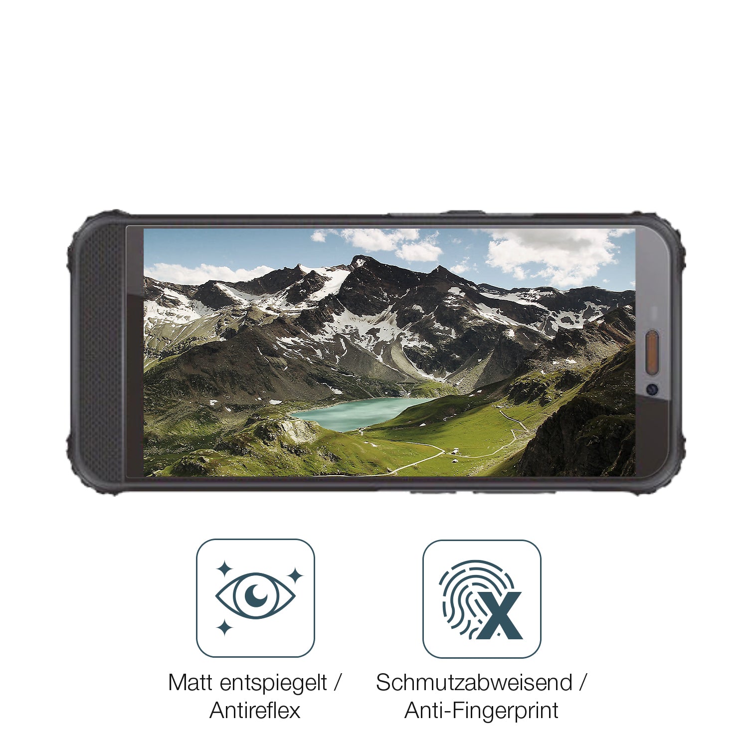 9H Hartbeschichtete, flexible Folie passend zugeschnitten für AGM H3