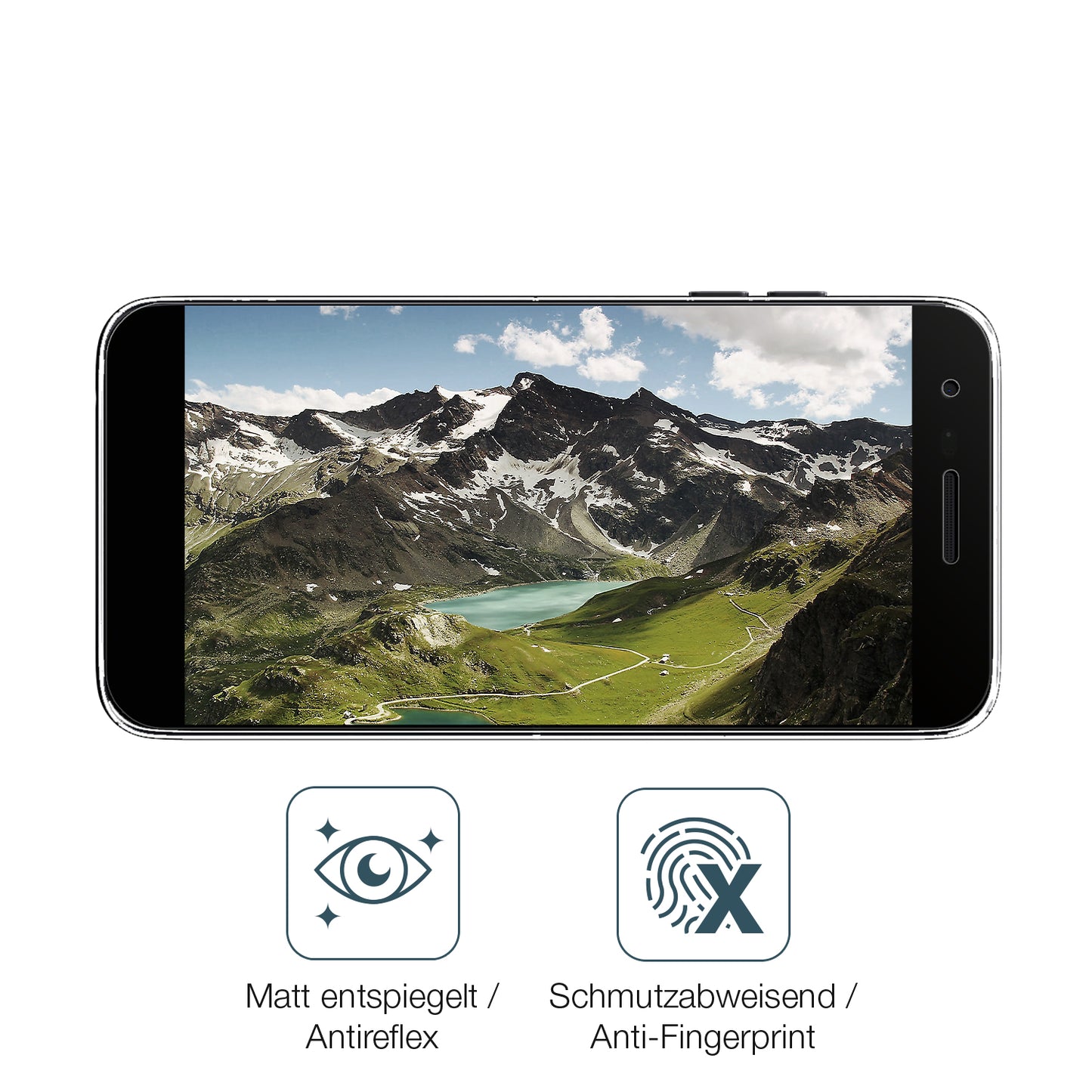 2x 9H Schutzfolie matt für LG Zone 4 Panzerfolie