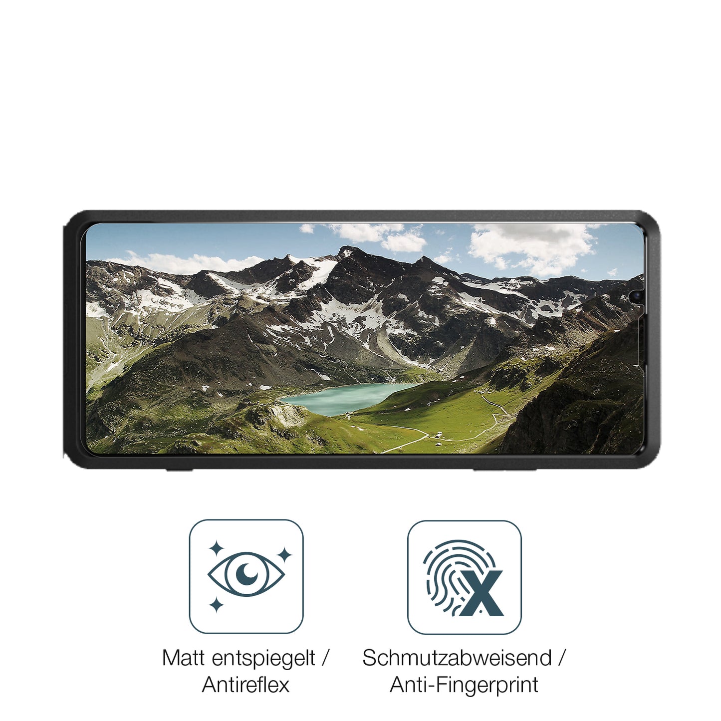9H Hartbeschichtete, flexible Folie passend zugeschnitten für SONY Xperia Pro