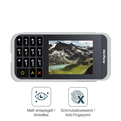 4x Schutzfolie matt für Verifone e285 Display-Schutzfolie