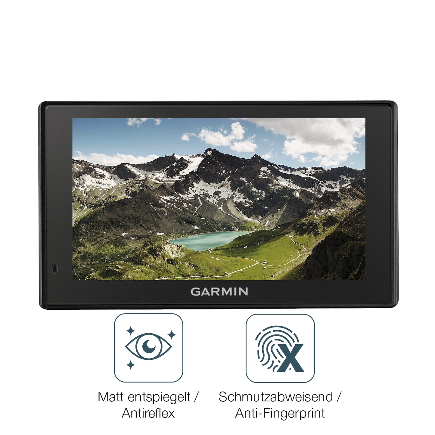 9H Hartbeschichtete, flexible Folie passend zugeschnitten für Garmin DriveSmart 51