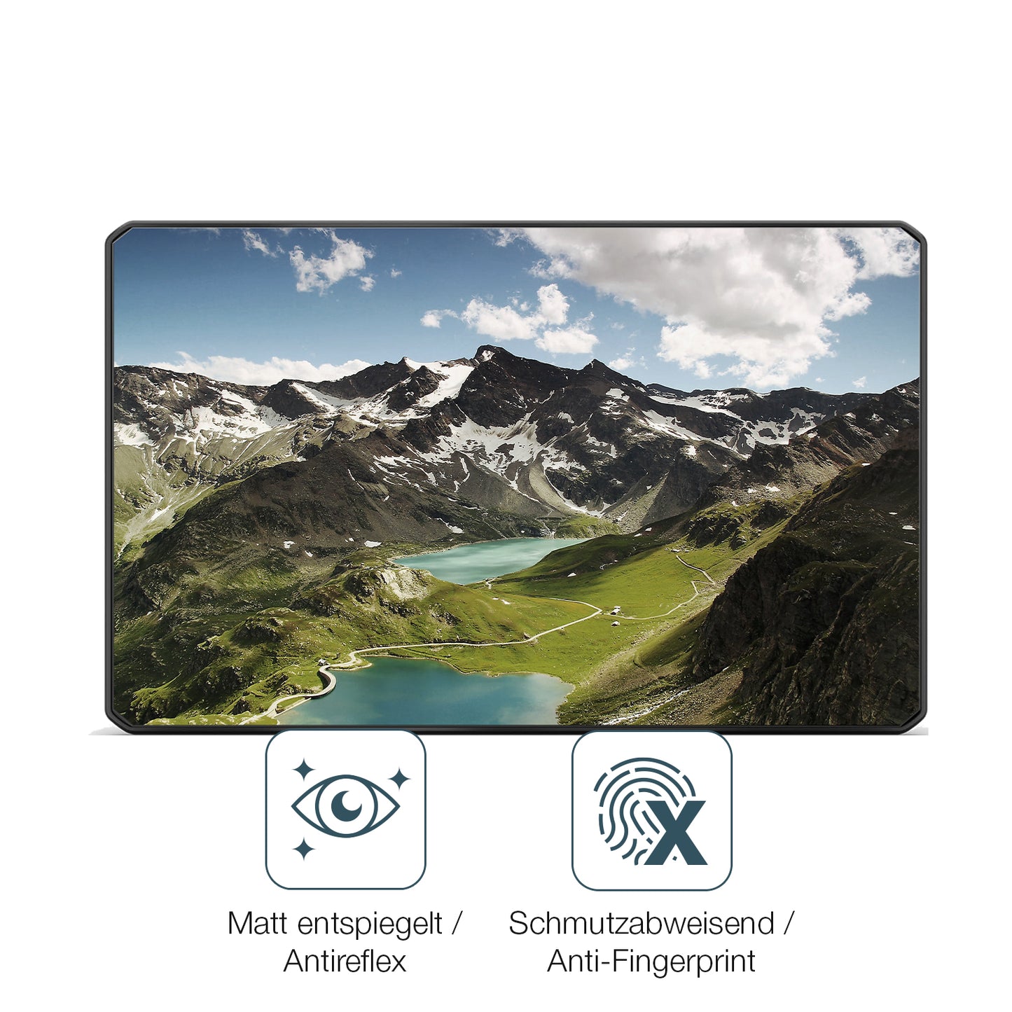 2x Schutzfolie matt für Garmin dezl LGV820 Display-Schutzfolie