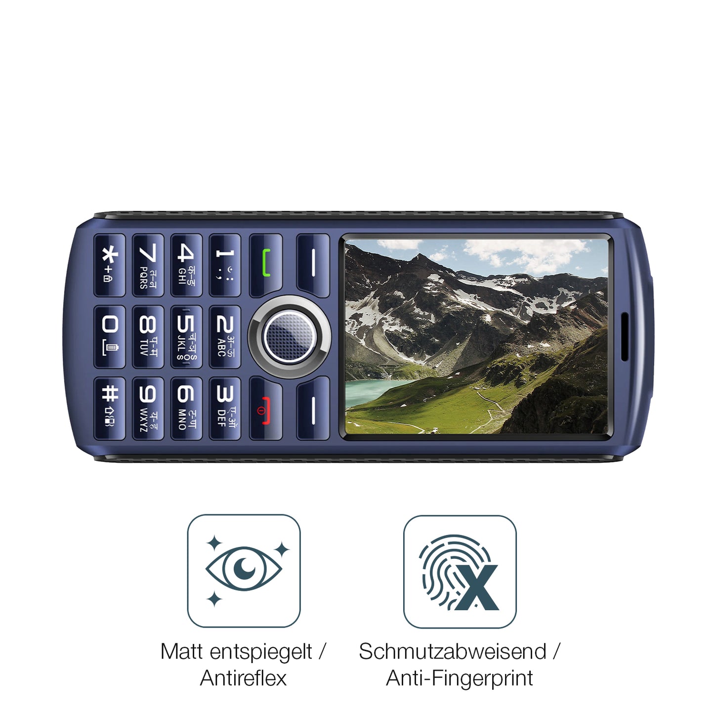 9H Hartbeschichtete, flexible Folie passend zugeschnitten für Cellecor D4 Plus