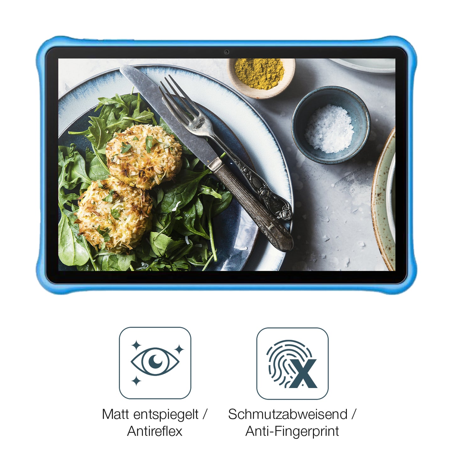 2x Schutzfolie matt für Blackview Tab A6 Kids Display-Schutzfolie