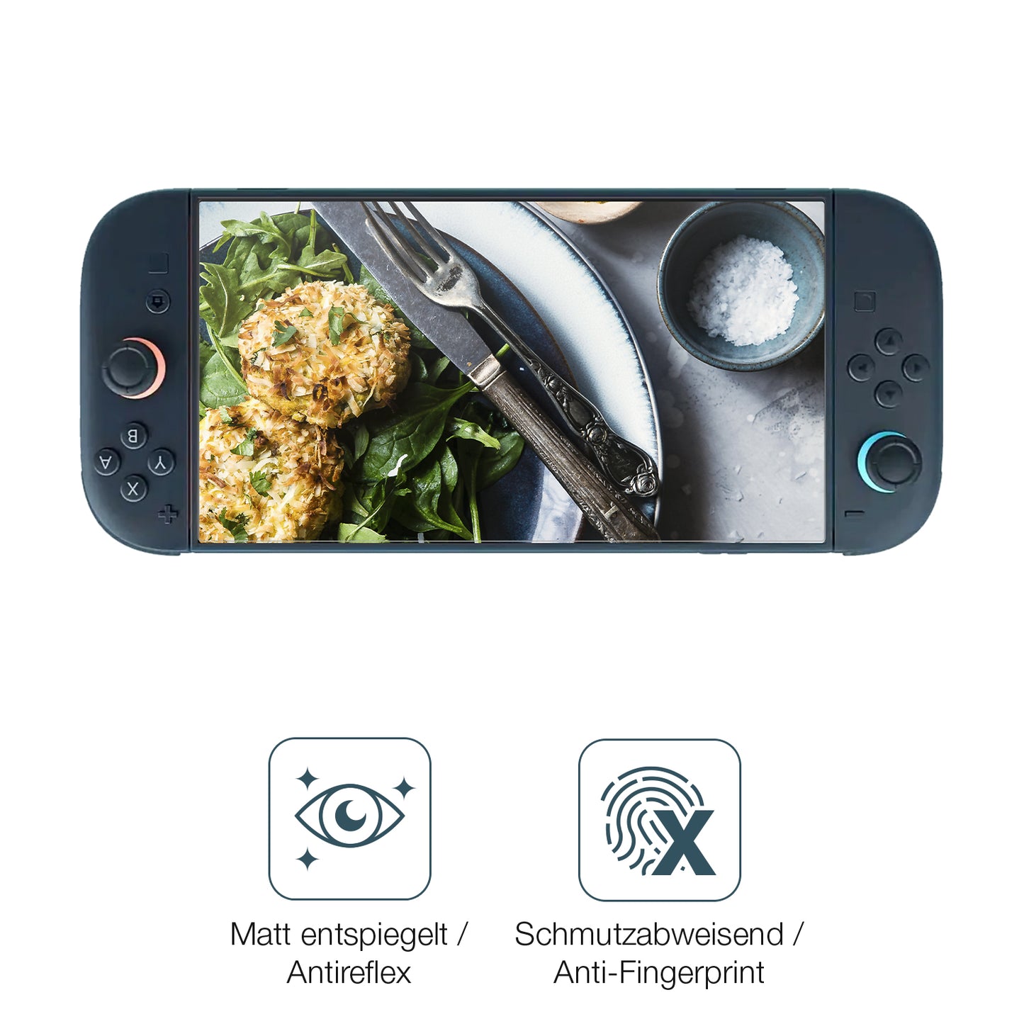 2x 9H Schutzfolie matt für Nintendo Switch 2 2025 Panzerfolie