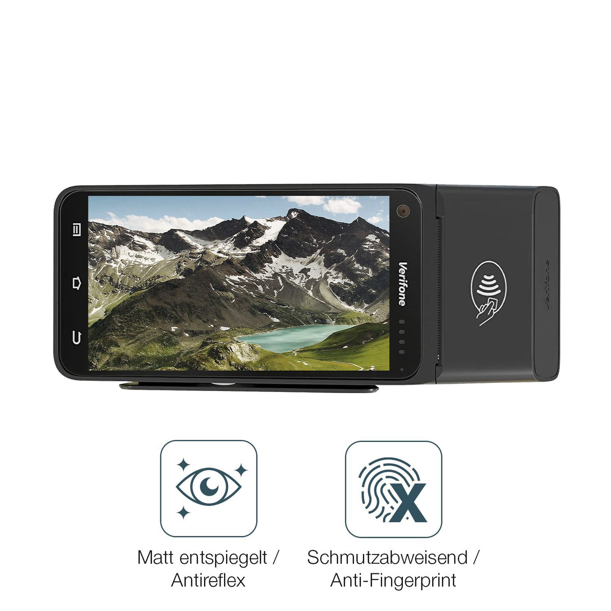 4x Screen Protector for Verifone T650p Protection Anti Glare dipos