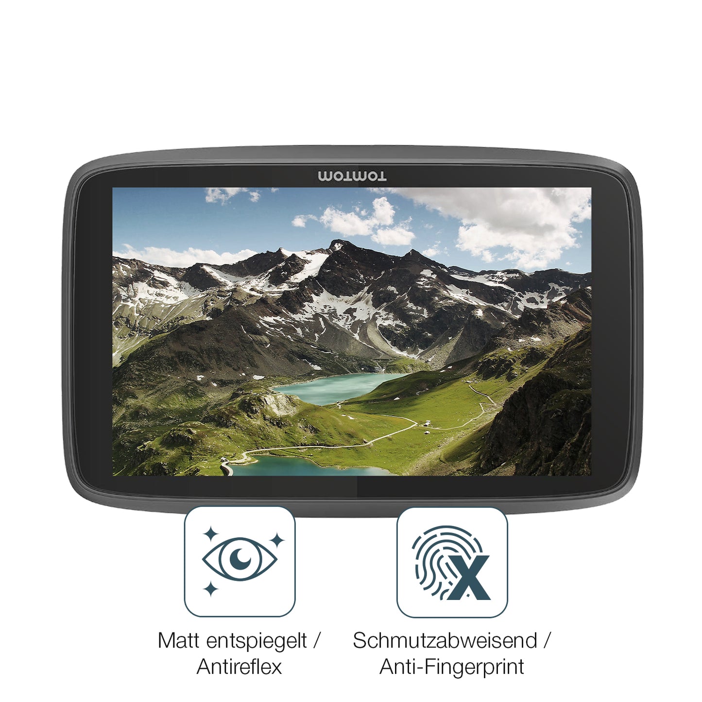 Schutz gegen Kratzer auf dem TomTom Go Professional 620 Glas durch Schlüssel oder Ähnliches