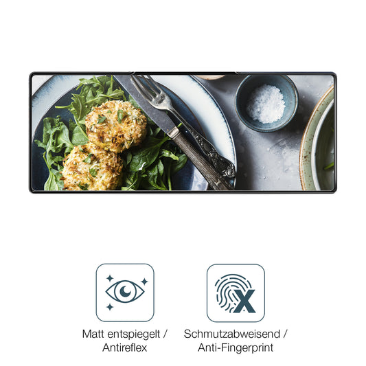 9H Hartbeschichtete, flexible Folie passend zugeschnitten für Alpinetech P1-10 10.26 Zoll Display