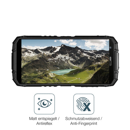2x 9H Schutzfolie matt für Doogee S41 Max Panzerfolie