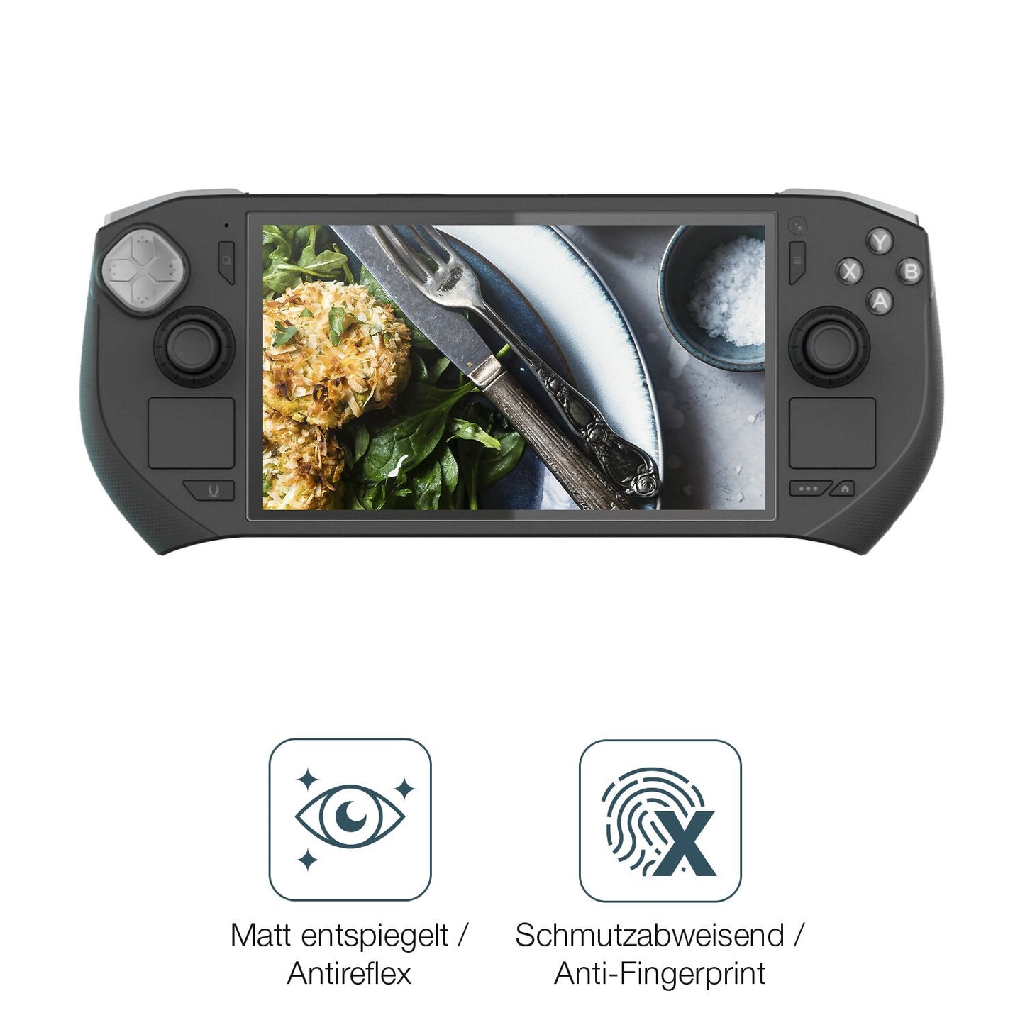 2x Screen Protector for Zotac Gaming Zone Protection Anti Glare dipos
