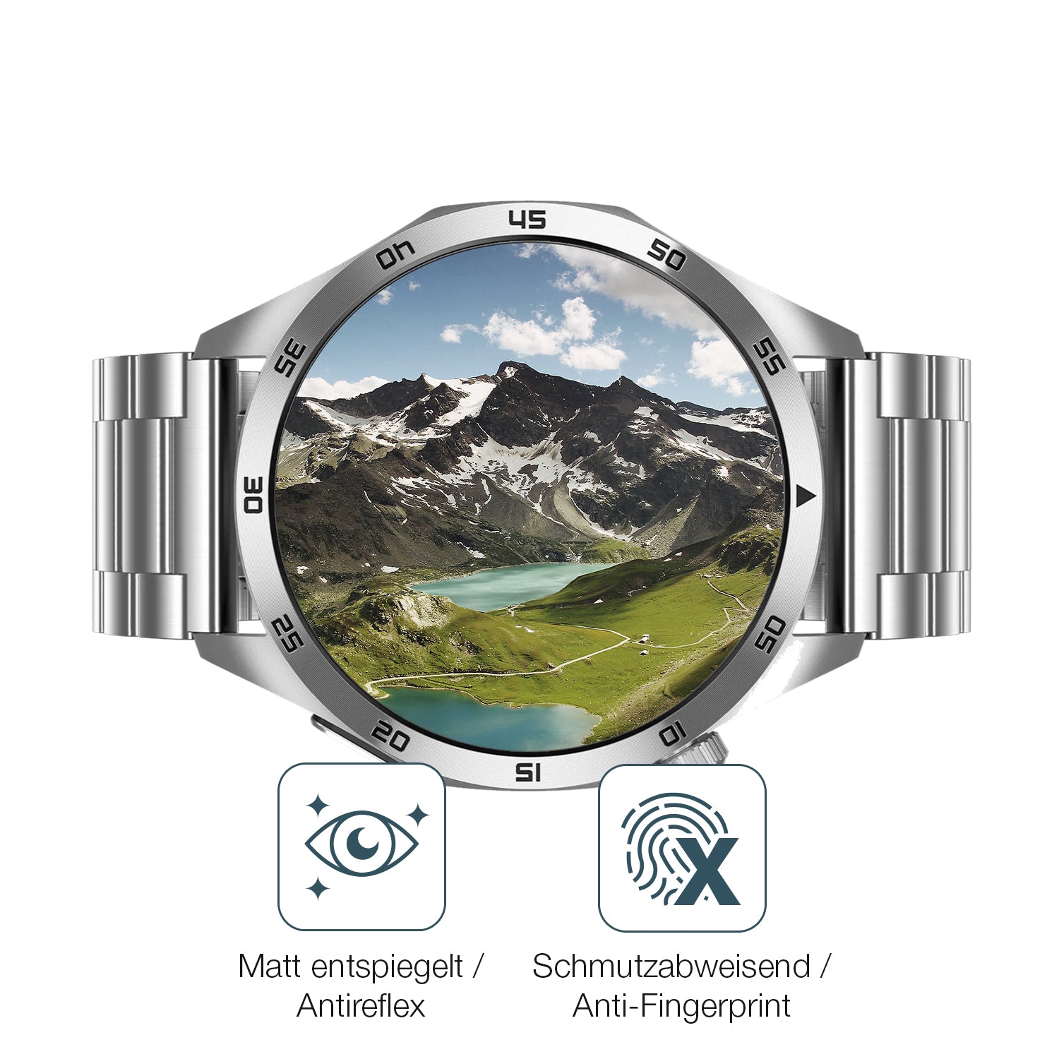 Schutz gegen Kratzer auf dem Kardena Care Pro 4 Plus rund Glas durch Schlüssel oder Ähnliches