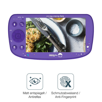 2x Schutzfolie matt für SoyMomo Baby Monitor Pro 1.0 Display-Schutzfolie