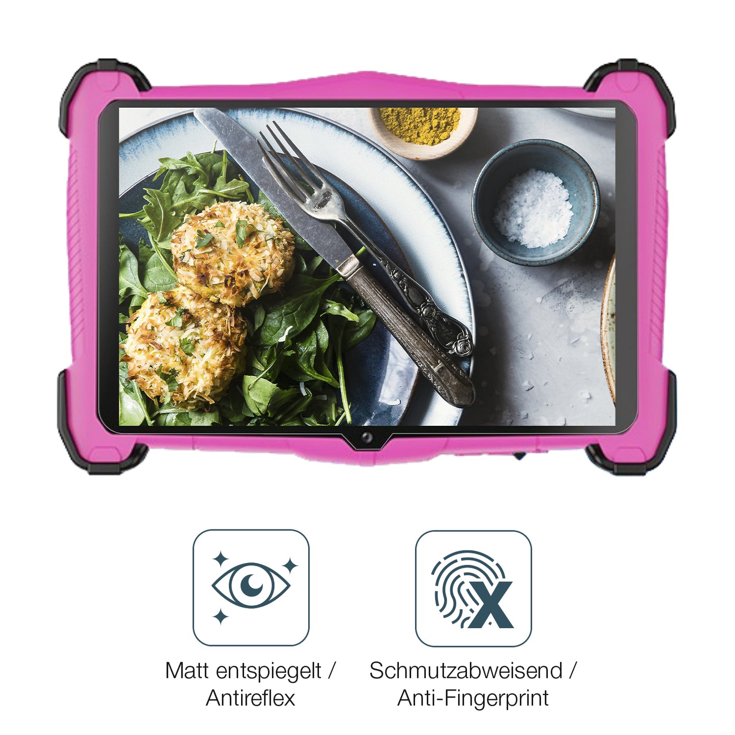 2x 9H Schutzfolie matt für Semeakoko 7 Zoll Kids Tablet Panzerfolie