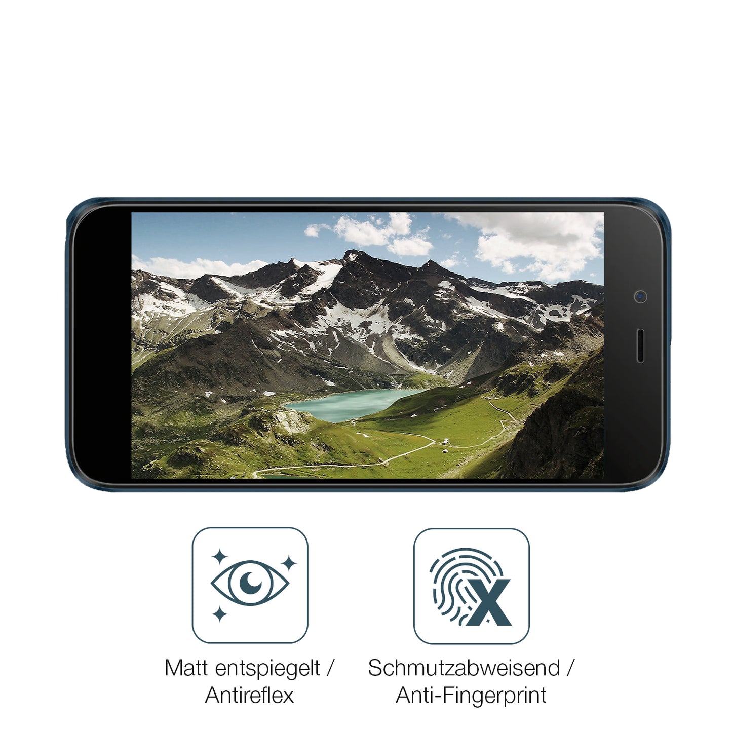 4x Schutzfolie matt für Mobicel P5 Display-Schutzfolie