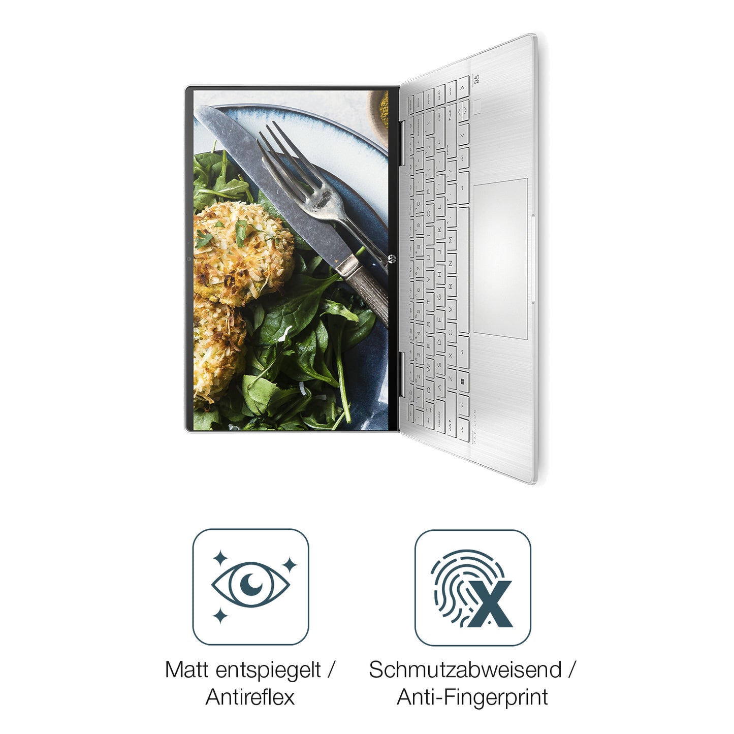 2x 9H Schutzfolie matt für HP Pavilion x360 2-in-1 14-ek1672nd Panzerfolie