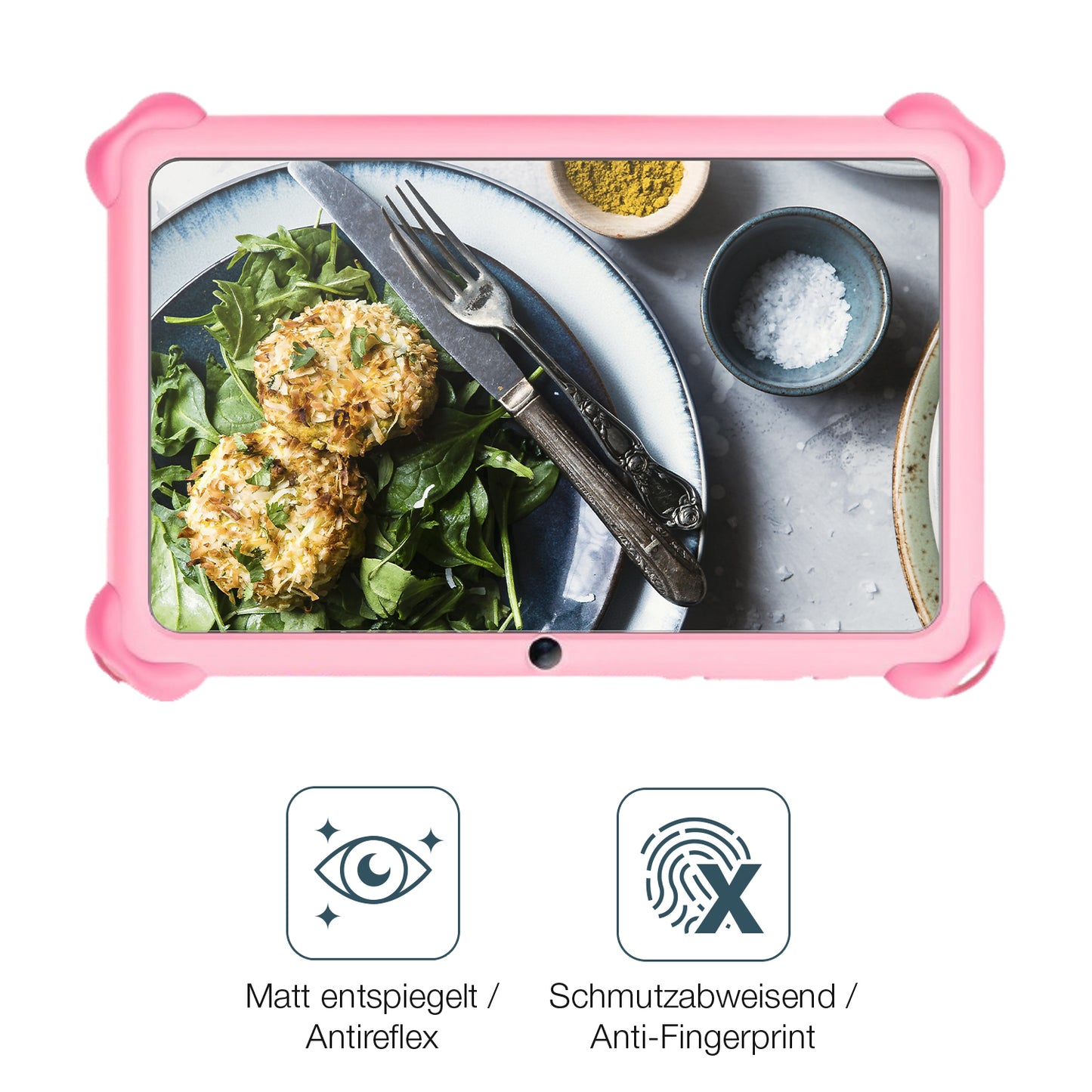 2x 9H Schutzfolie matt für zcobro Kinder Tab 10 Zoll Panzerfolie