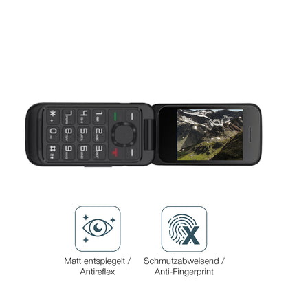 4x Schutzfolie matt für TCL OneTouch 5023 Display-Schutzfolie
