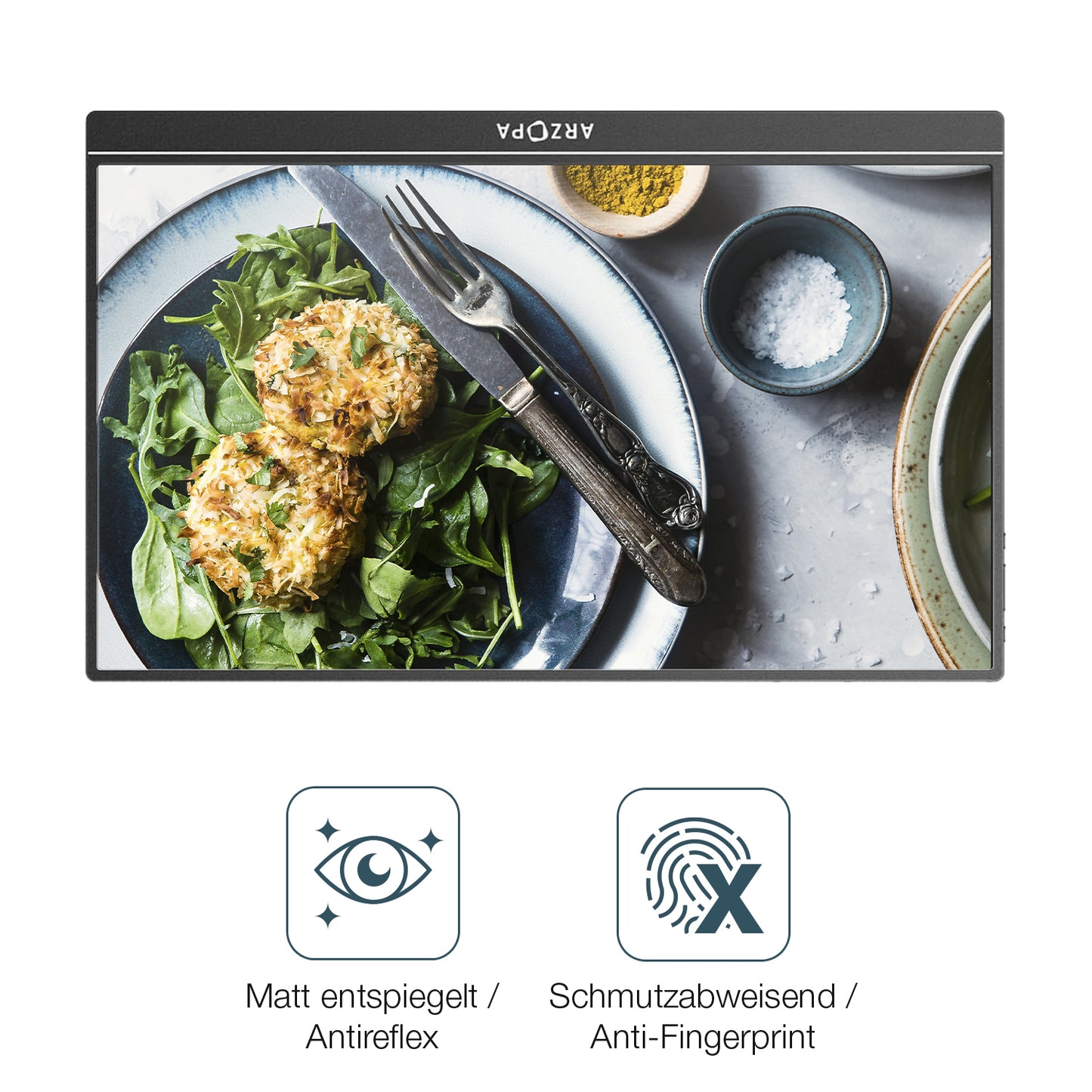 Schutz gegen Kratzer auf dem Arzopa Z1RC 16 Zoll Glas durch Schlüssel oder Ähnliches