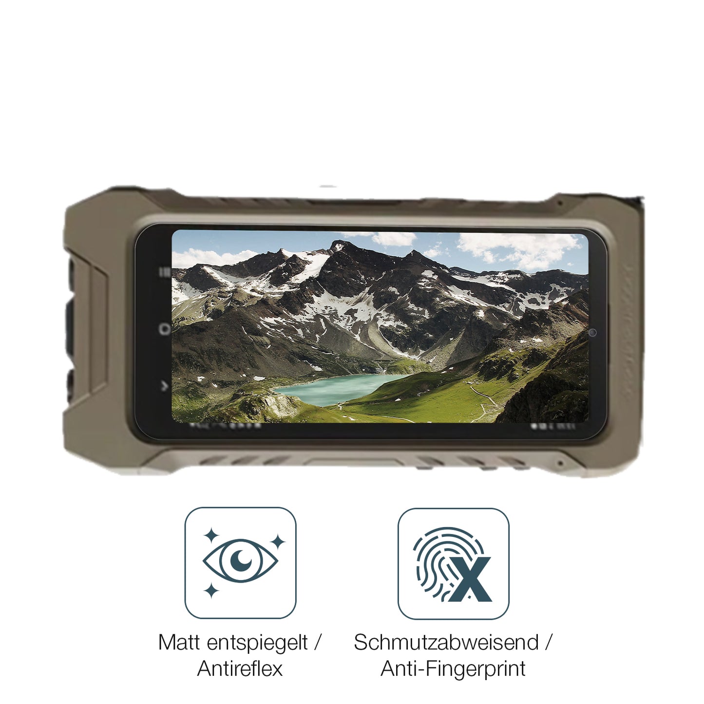 Schutz gegen Kratzer auf dem Samsung Galaxy S23 Tactical Edition Glas durch Schlüssel oder Ähnliches