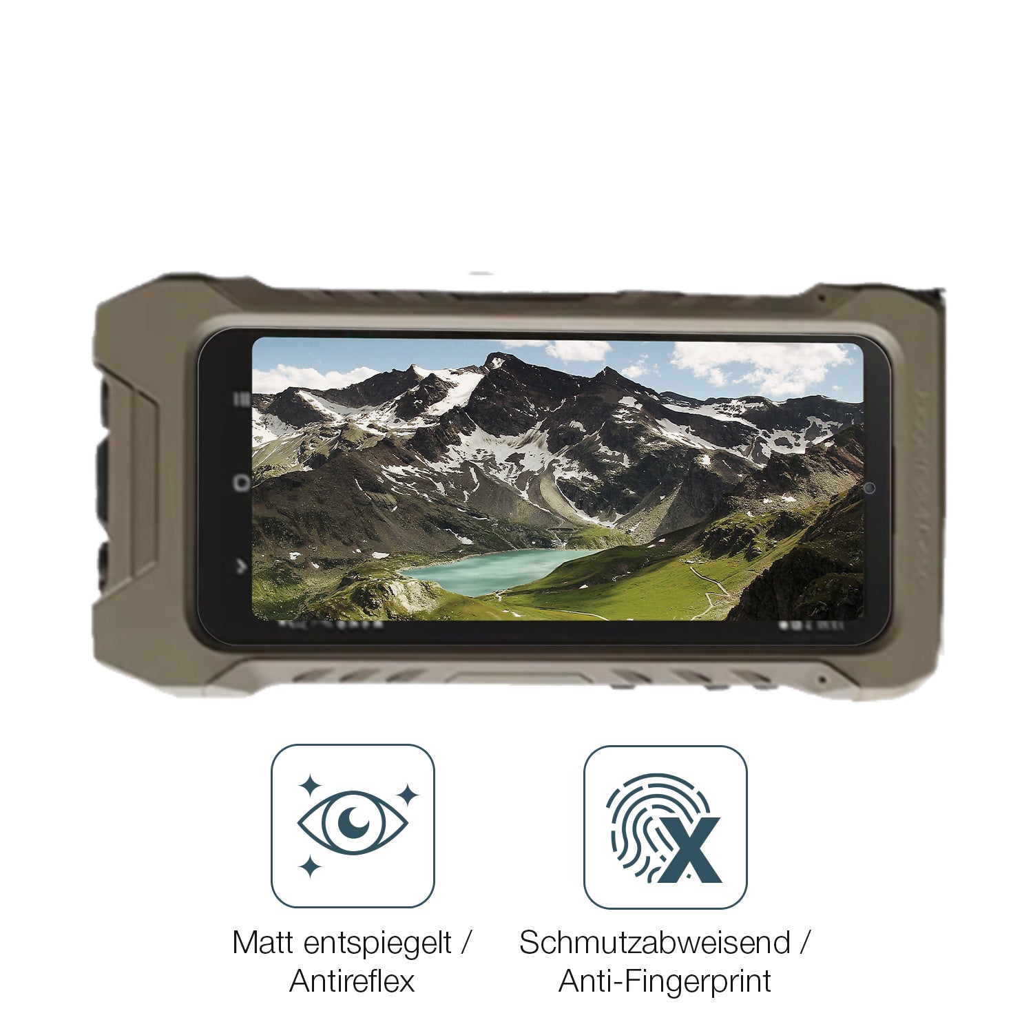Schutz gegen Kratzer auf dem Samsung Galaxy S23 Tactical Edition Glas durch Schlüssel oder Ähnliches