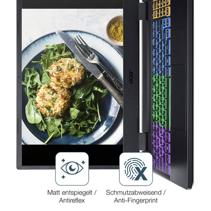 2x 9H Schutzfolie matt für Acer Nitro 5 AN515-58 Panzerfolie