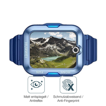 6x Schutzfolie matt für Huawei Kids Watch 5X Display-Schutzfolie