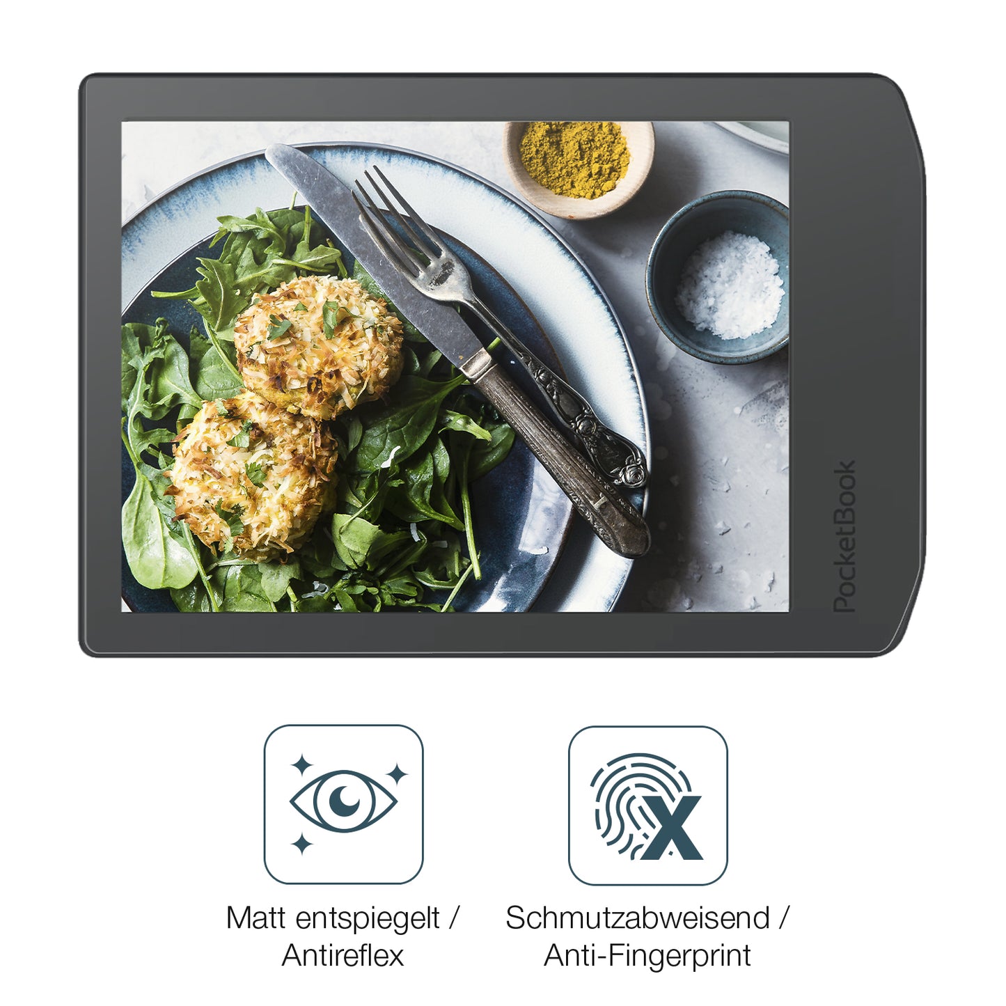 2x Schutzfolie matt für PocketBook Verse Lite Display-Schutzfolie