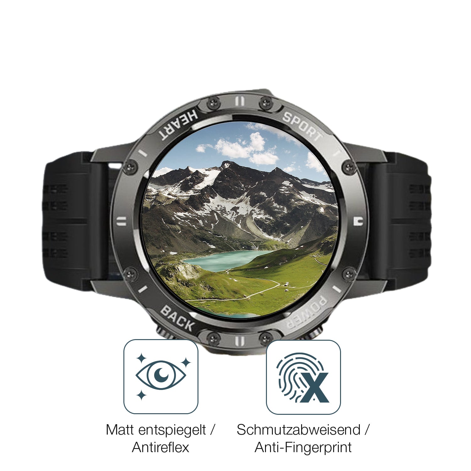 Schutz gegen Kratzer auf dem Timu S81 1.39 Zoll Glas durch Schlüssel oder Ähnliches