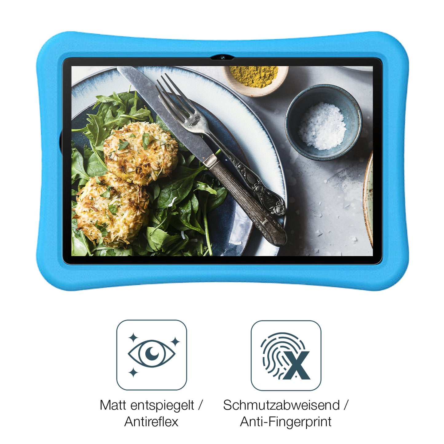 2x Schutzfolie matt für Umidigi G2 Tab Kids Display-Schutzfolie