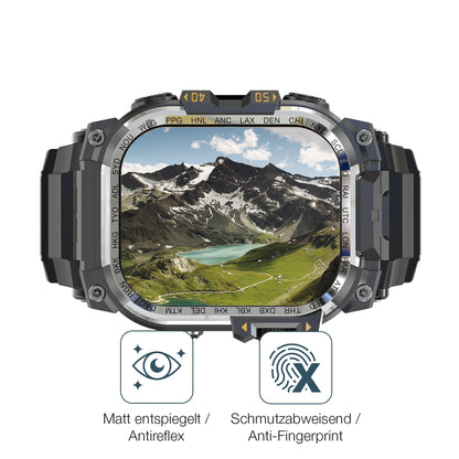 2x 9H Schutzfolie matt für Rollme Hero X Panzerfolie