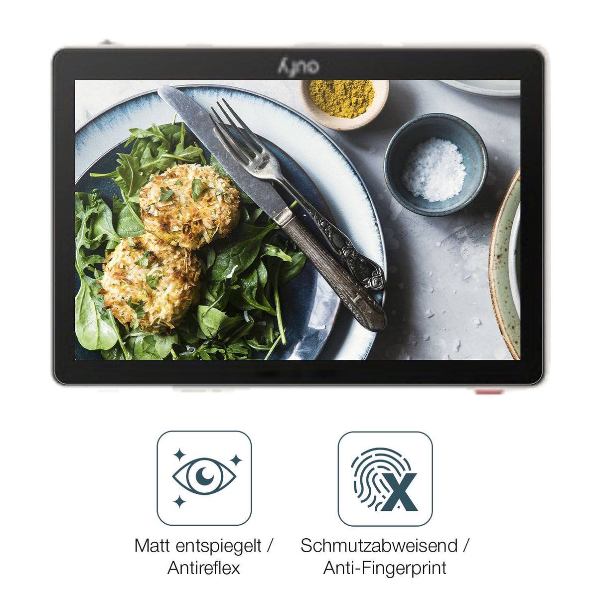 Schutz gegen Kratzer auf dem Eufy Smartdisplay E10 Glas durch Schlüssel oder Ähnliches