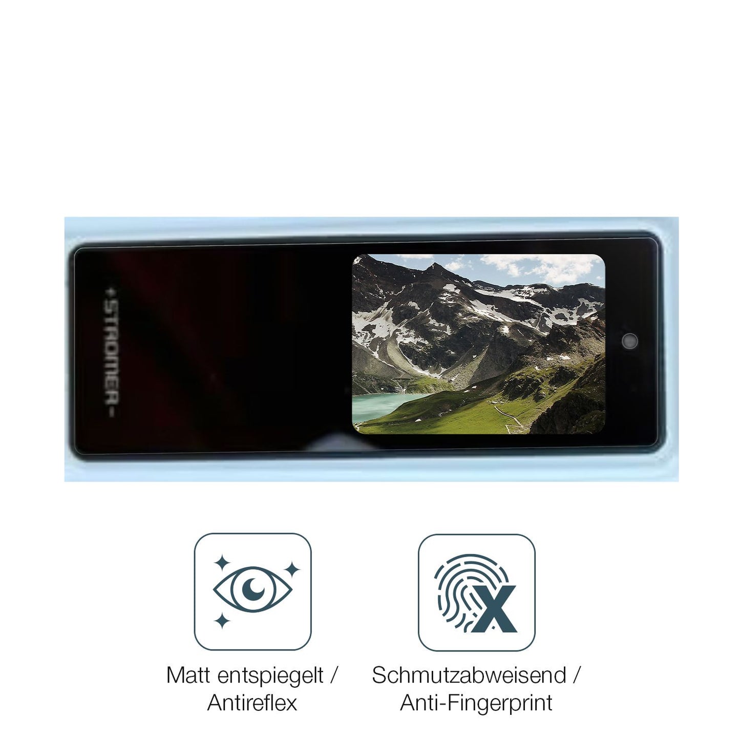 Schutz gegen Kratzer auf dem Stromer ST3 Omni Glas durch Schlüssel oder Ähnliches