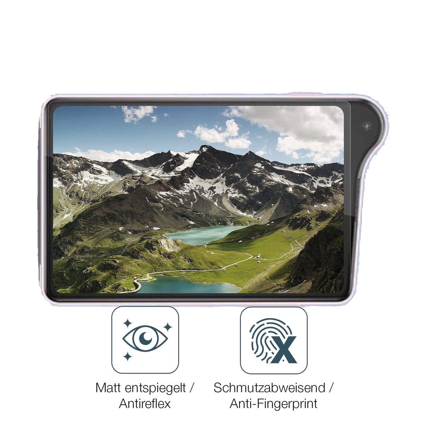 9H Hartbeschichtete, flexible Folie passend zugeschnitten für Xiaomi Qin K25