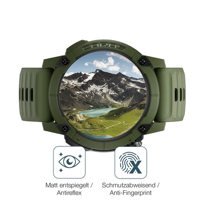 9H Hartbeschichtete, flexible Folie passend zugeschnitten für Coros Nomad