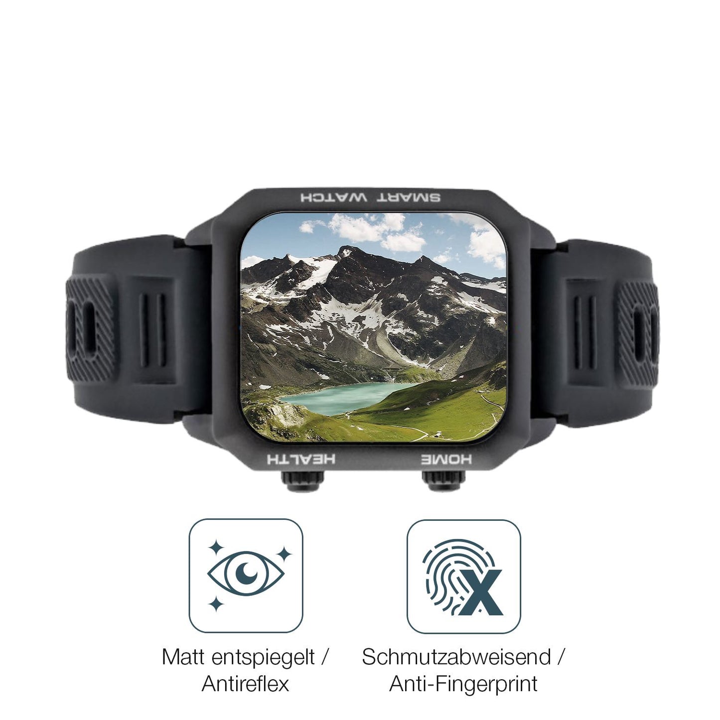 Schutz gegen Kratzer auf dem Watchmark Kardiowatch FOCUS Glas durch Schlüssel oder Ähnliches