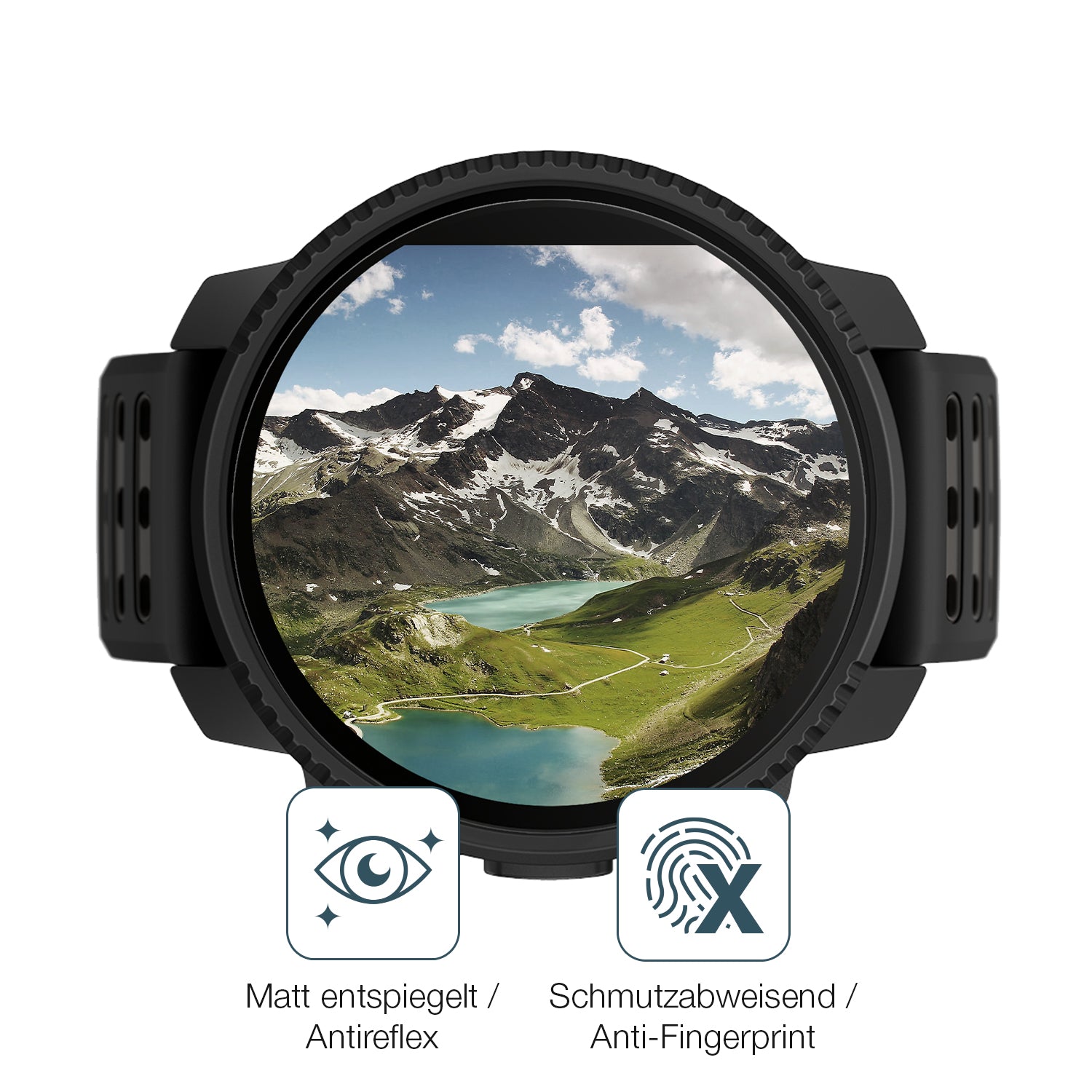 Schutz gegen Kratzer auf dem Suunto Vertical 2 Glas durch Schlüssel oder Ähnliches